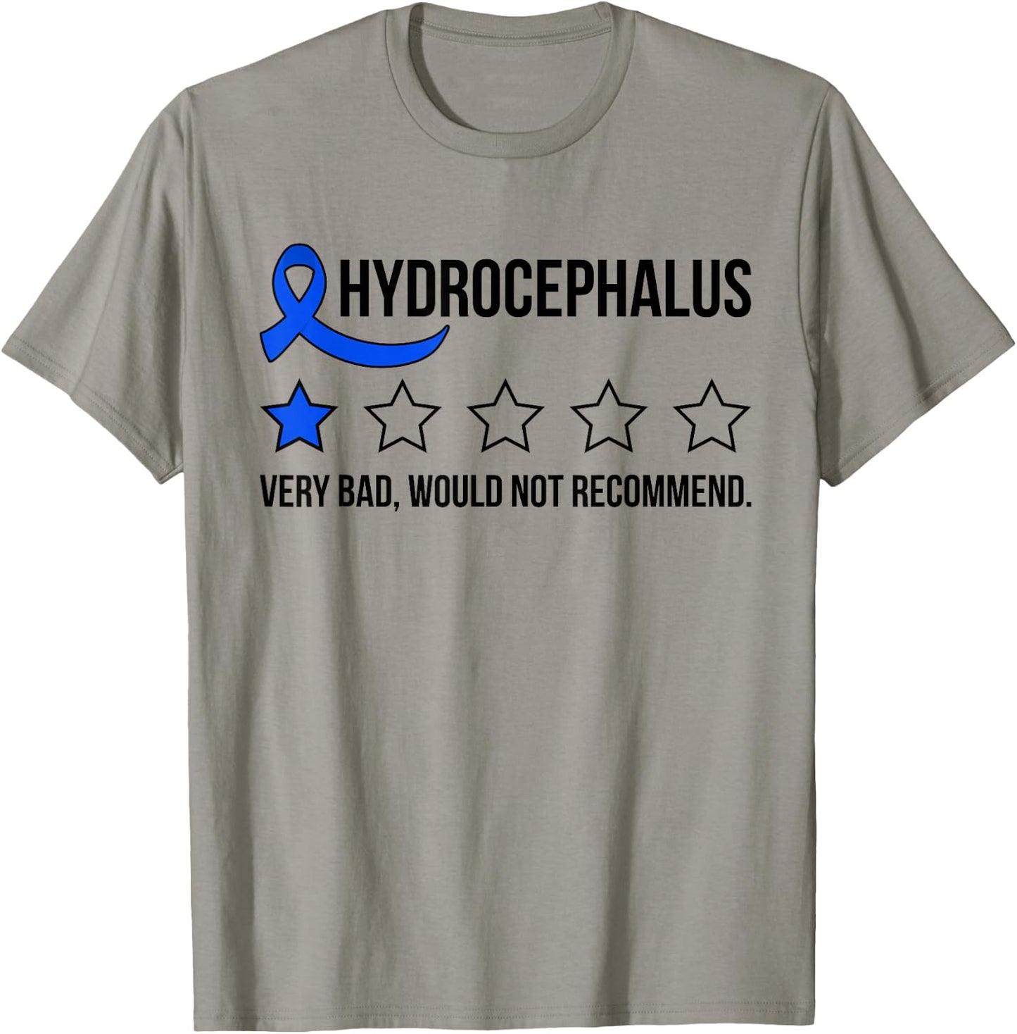Hydrocephalus Awareness Month Funny Hydrocephalus Survivor T-Shirt - T-Shirt | Sand