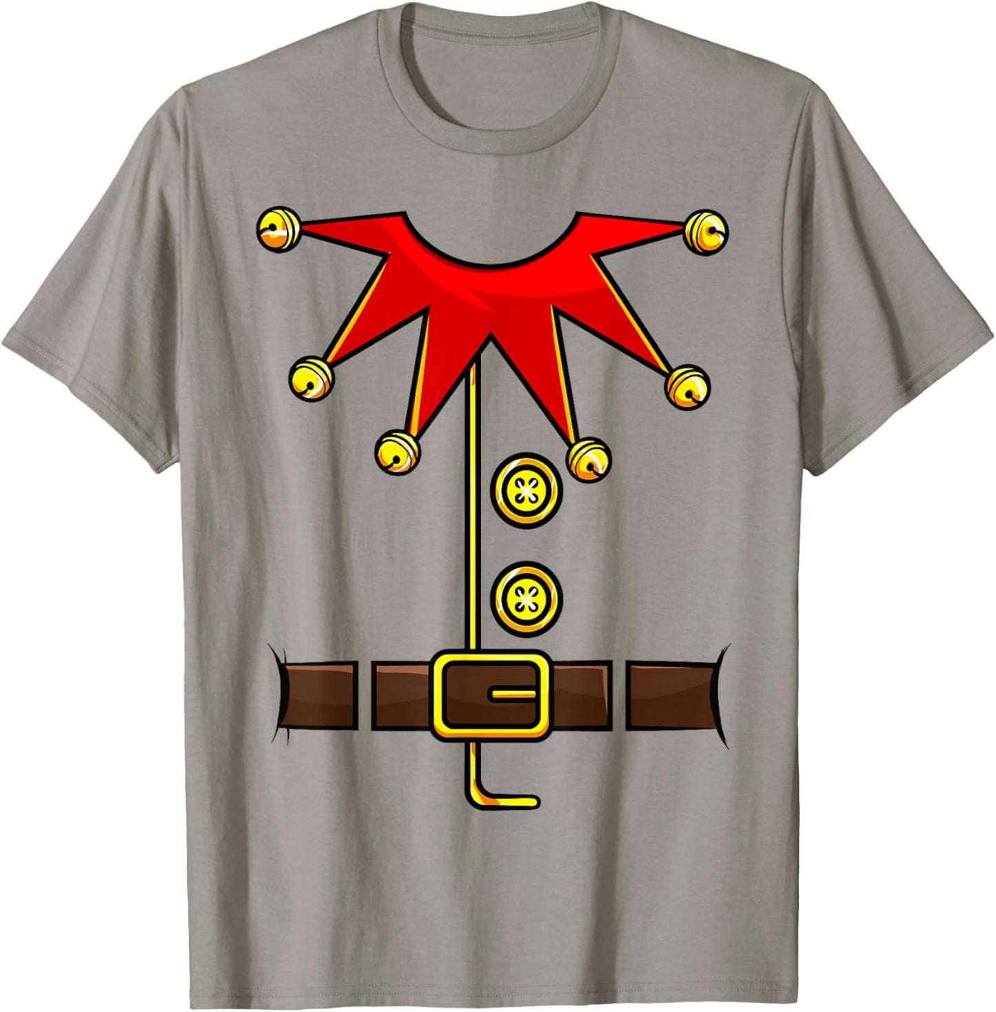 Elf Costume Novelty Christmas Men Women Kids Boys Girls T-Shirt - T-Shirt | Sand