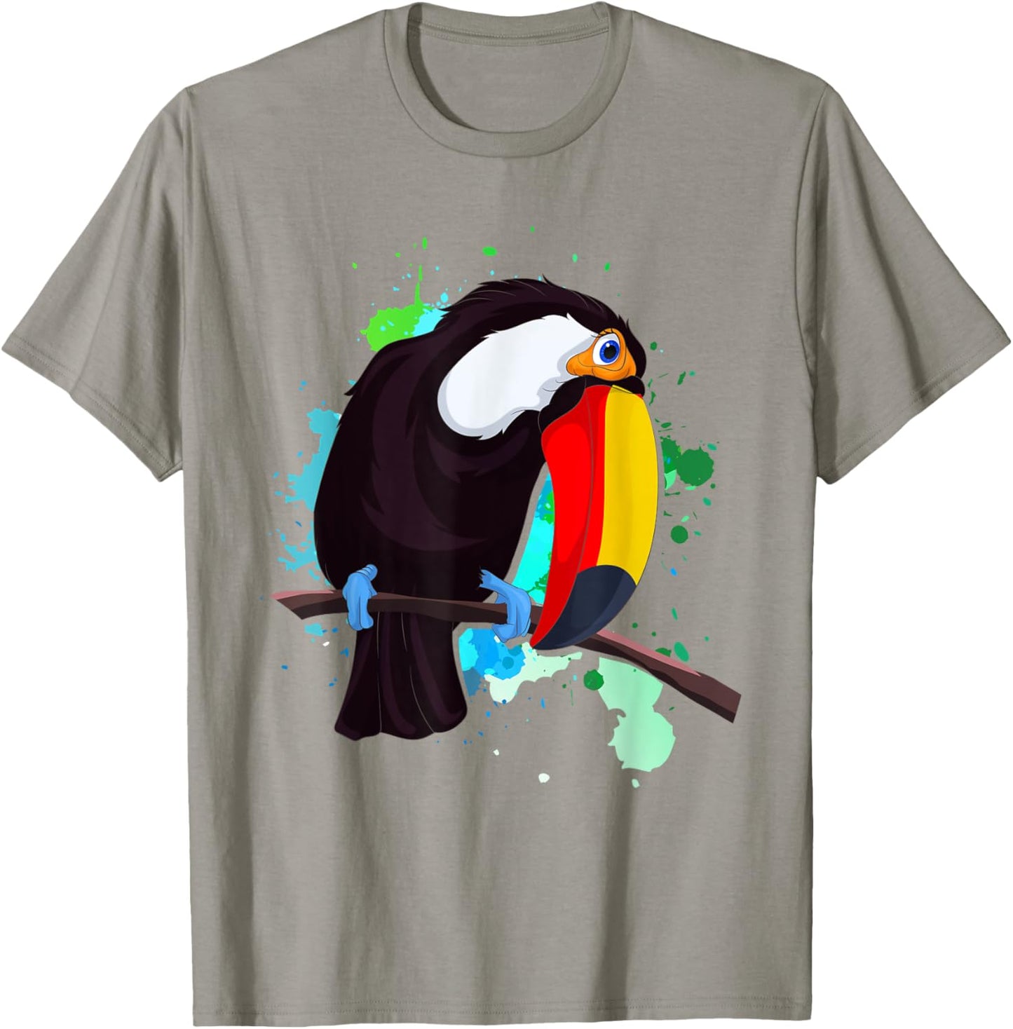 Toucan Lover Bird Lover Animal Lover Colorful Toucan T-Shirt - T-Shirt | Sand