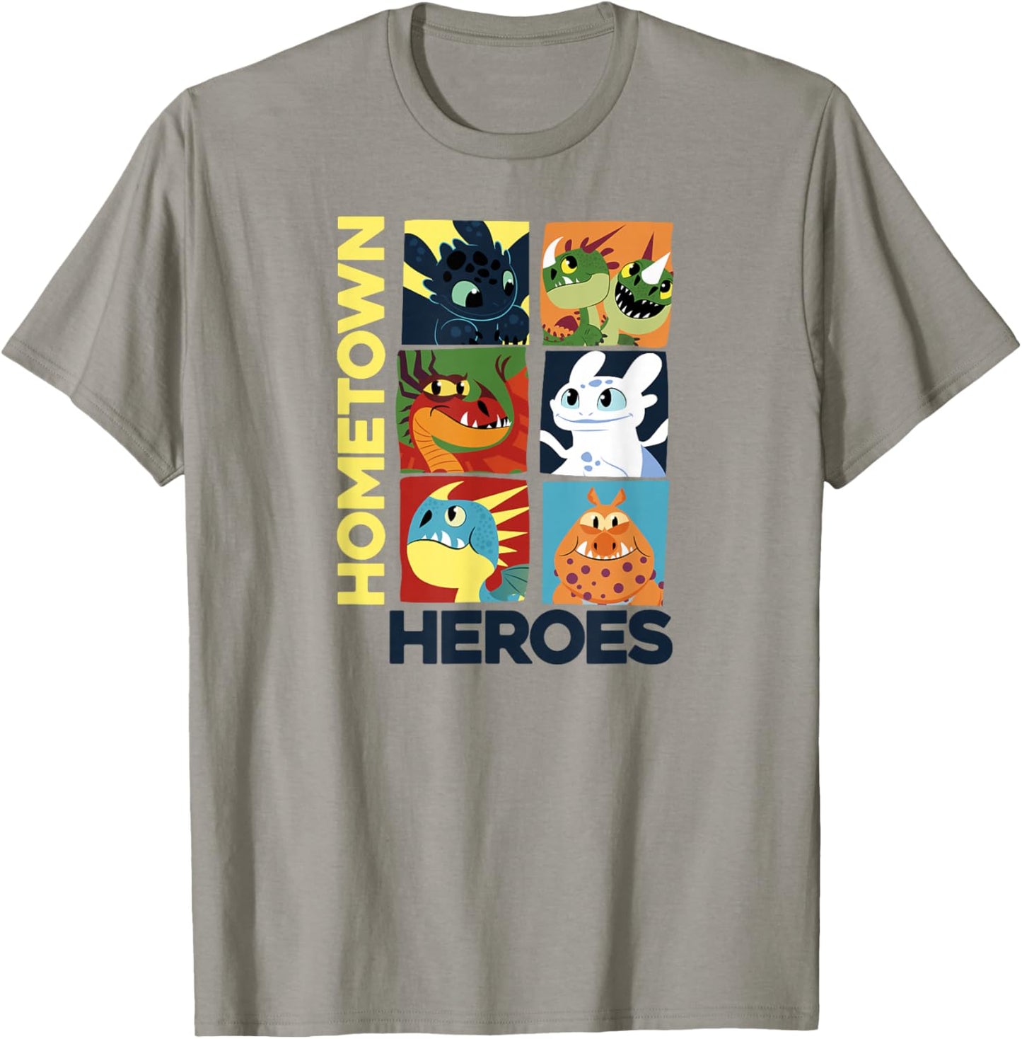 How to Train Your Dragon 3 Hometown Heroes T-Shirt - T-Shirt | Sand