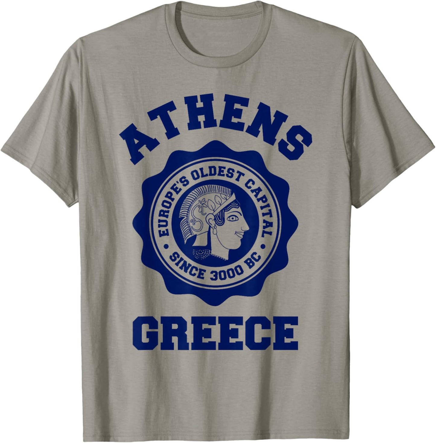 Athens, Greece: Athena from Ancient Greek Dekadrachm Coin T-Shirt - T-Shirt | Sand