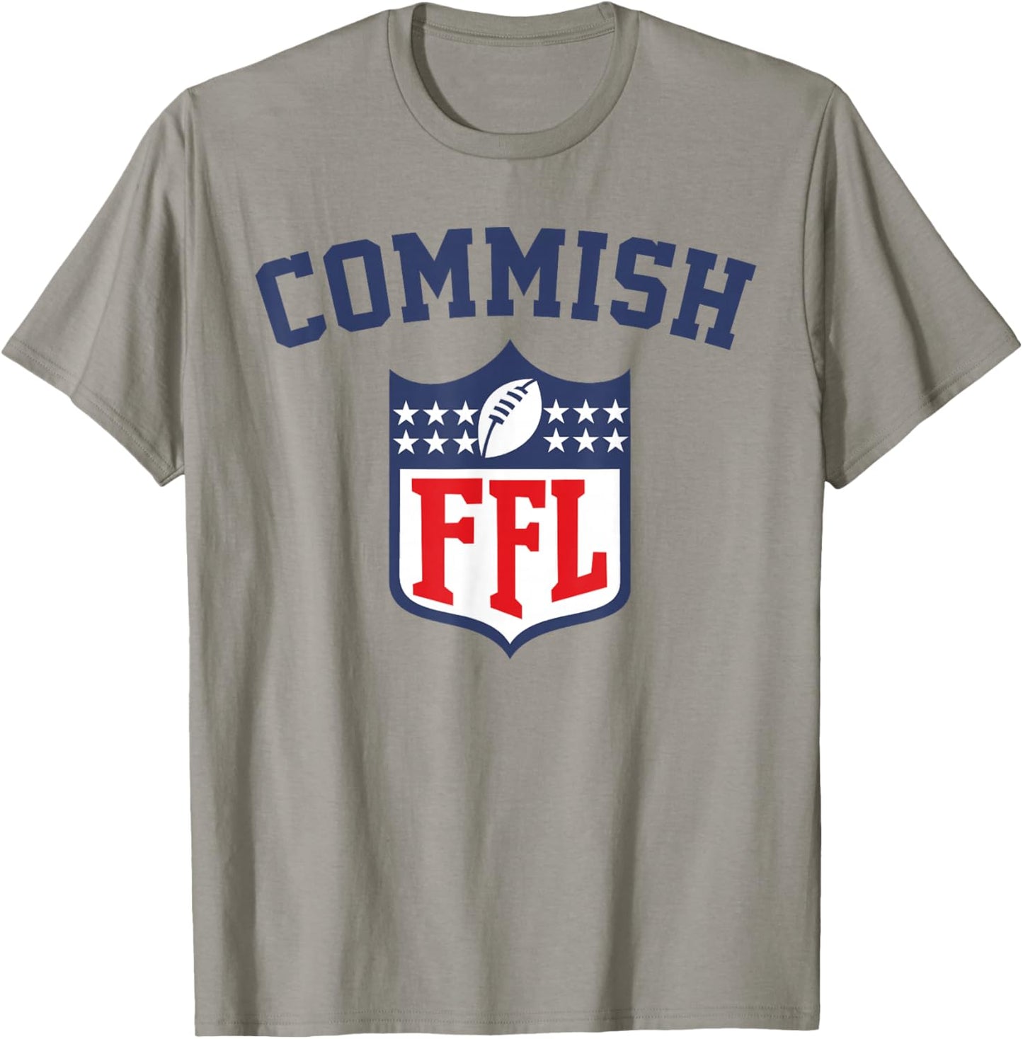 Commish Fantasy Football Commissioner T-Shirt - T-Shirt | Sand