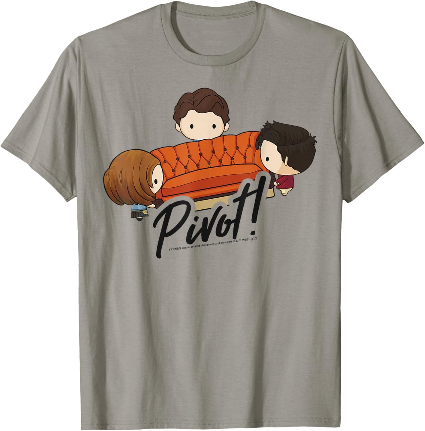 Friends Chibi Pivot T-Shirt - T-Shirt | Sand