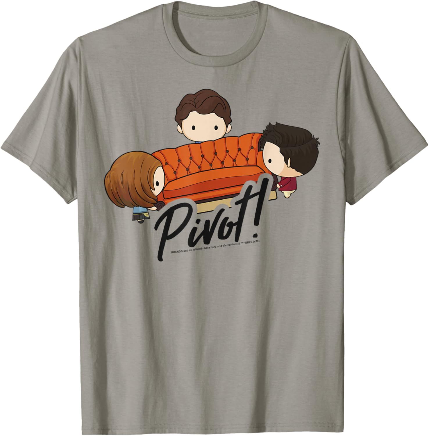 Friends Chibi Pivot T-Shirt - T-Shirt | Sand