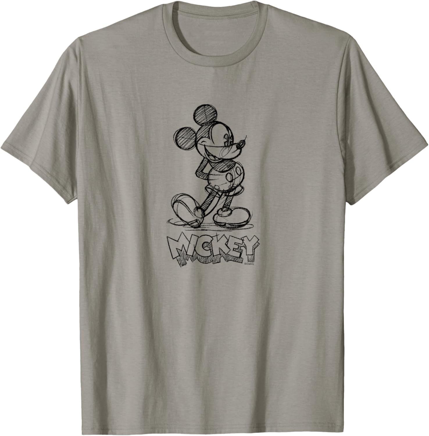 Mickey Mouse Sketch T-Shirt - T-Shirt | Sand