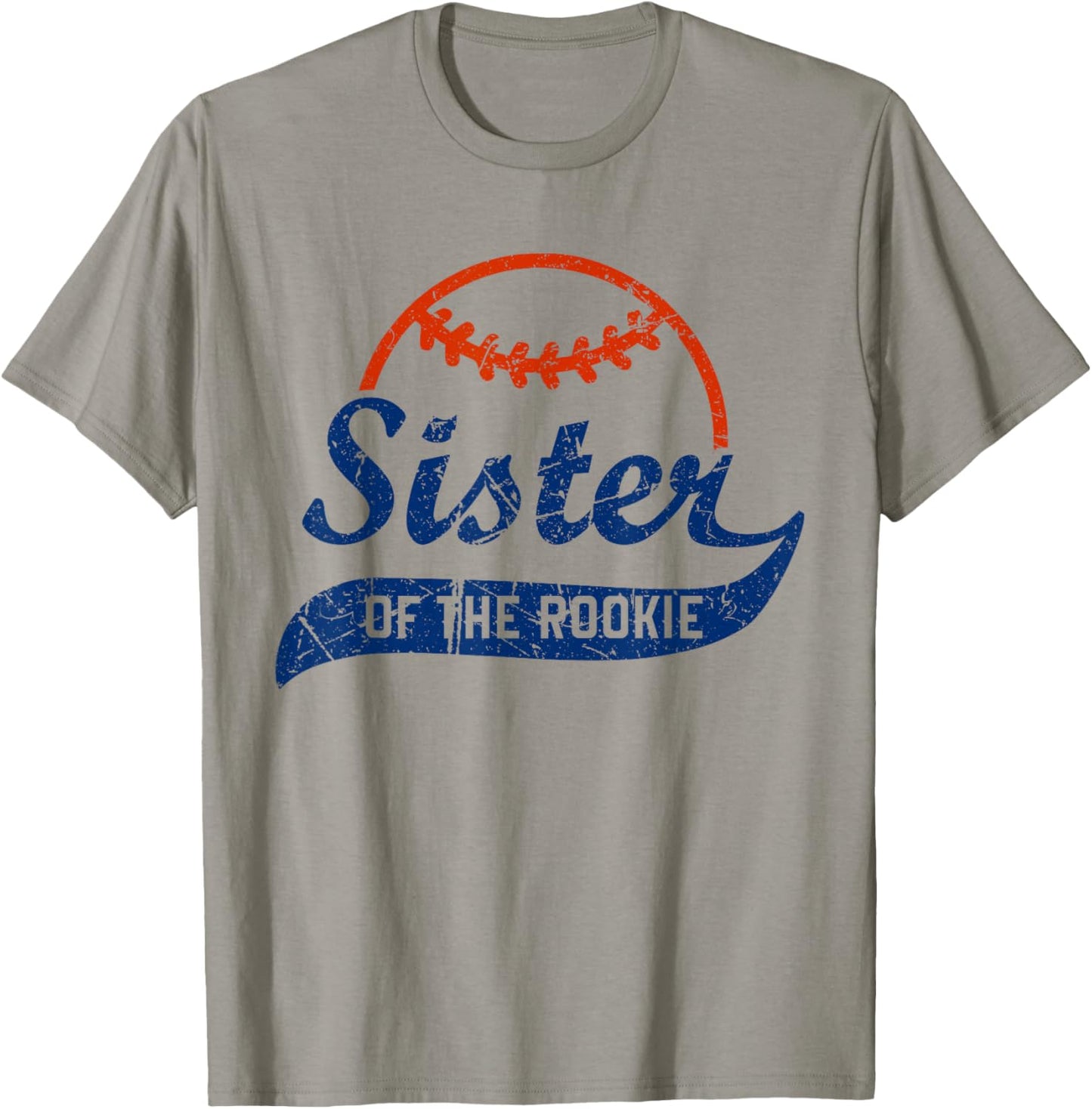 Funny Vintage Baseball Sister of the Rookie T-Shirt - T-Shirt | Sand