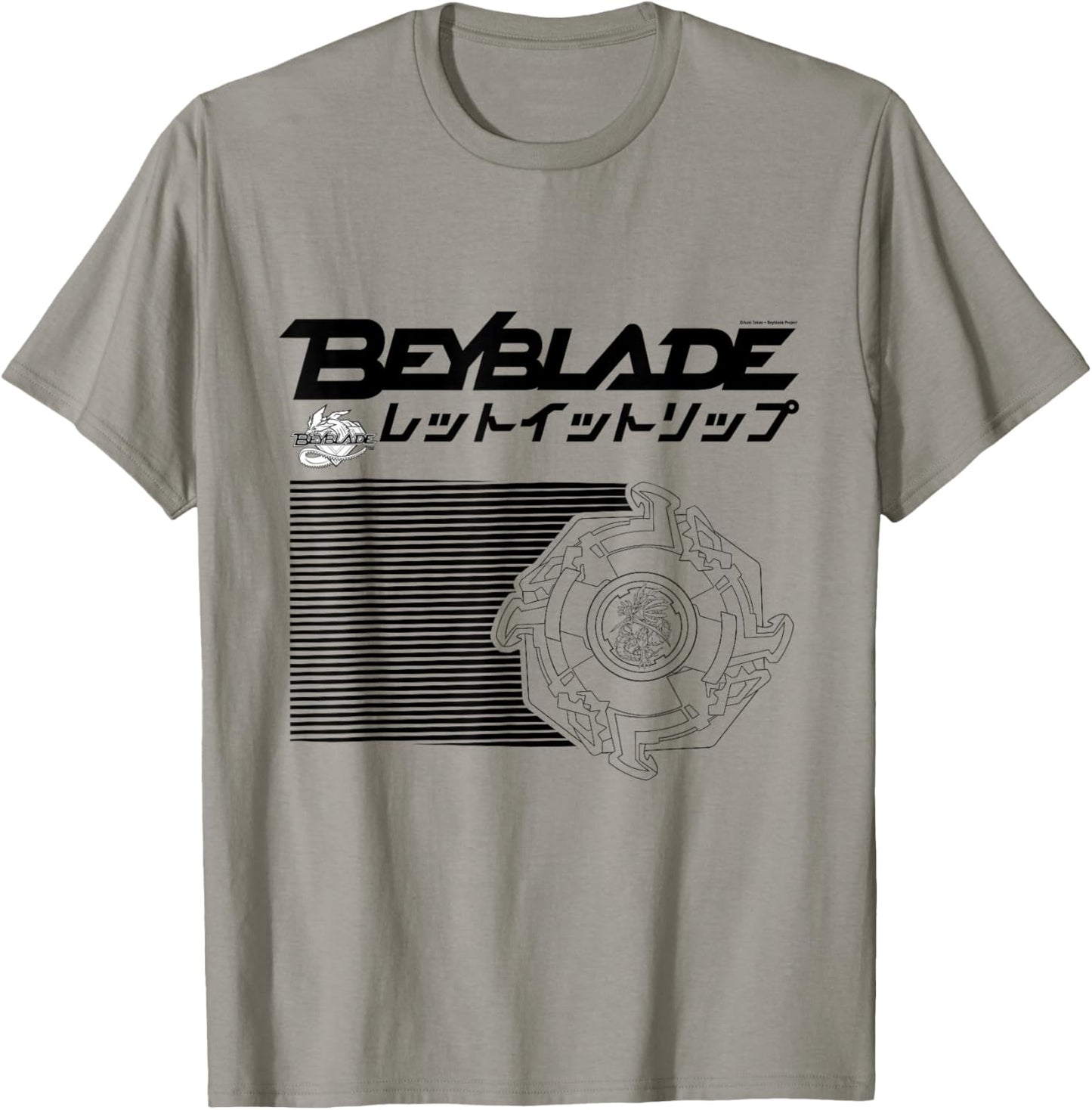 Beyblade LET IT RIP! T-Shirt - T-Shirt | Sand