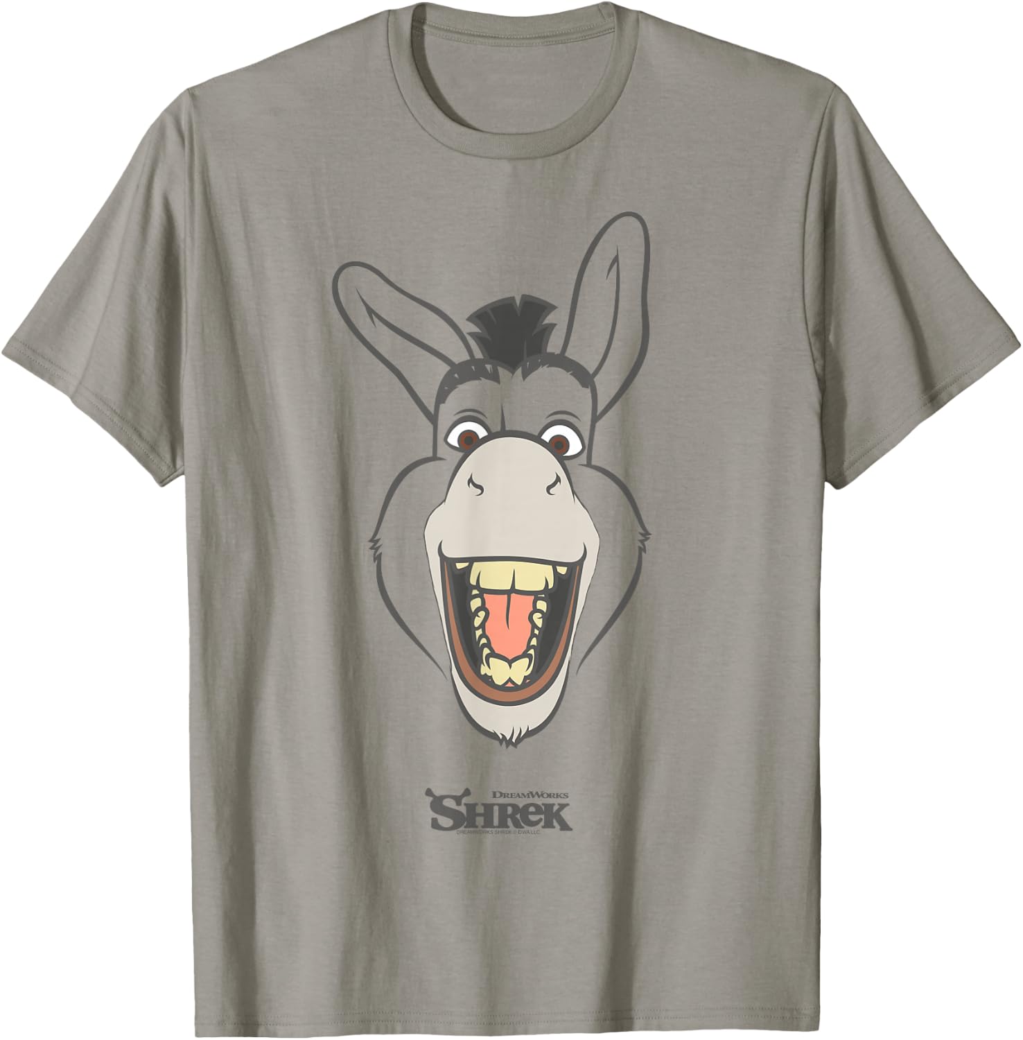 Shrek Donkey Big face T-Shirt - T-Shirt | Sand