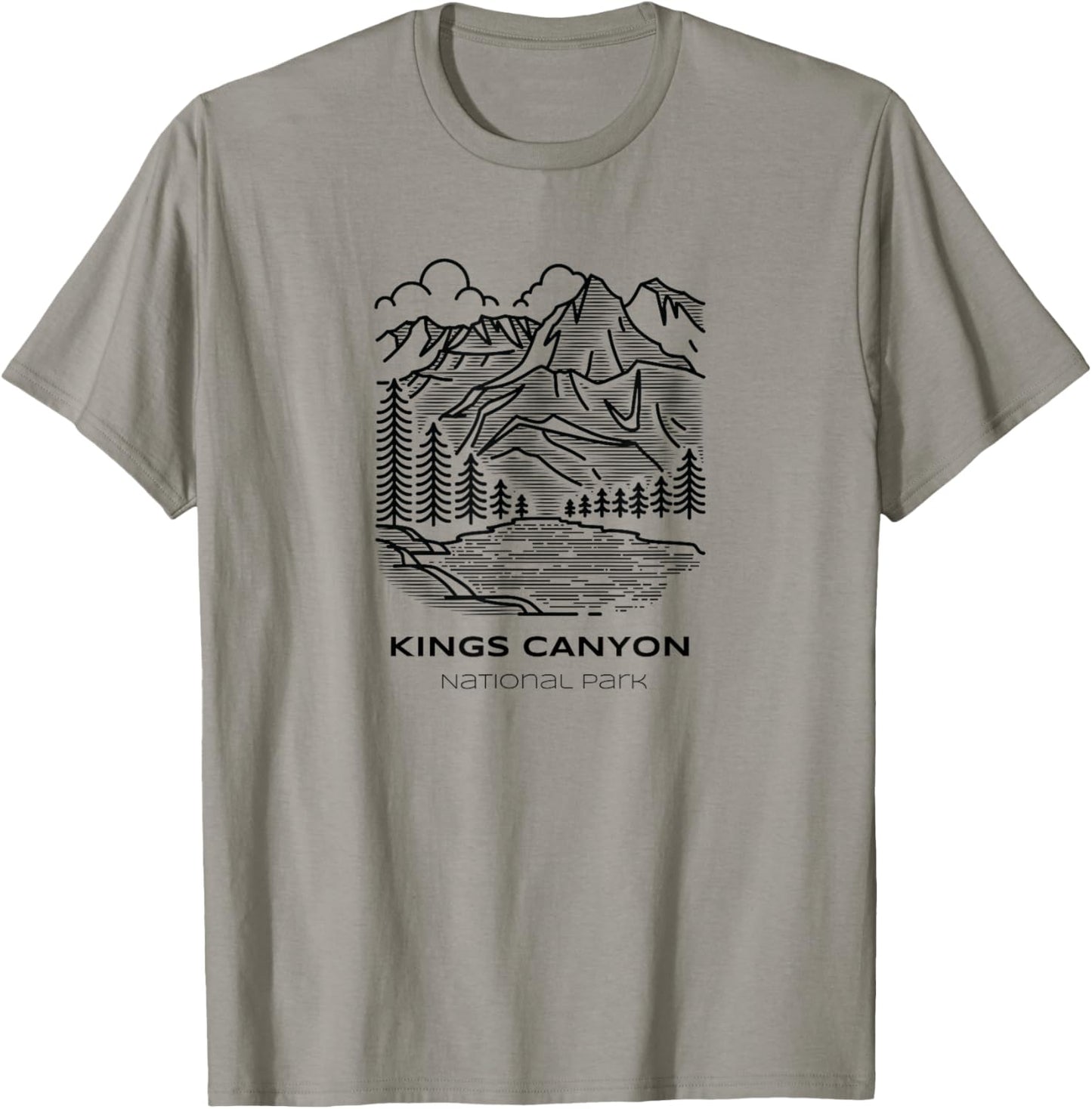 Vintage Kings Canyon National Park Hike T-Shirt - T-Shirt | Sand