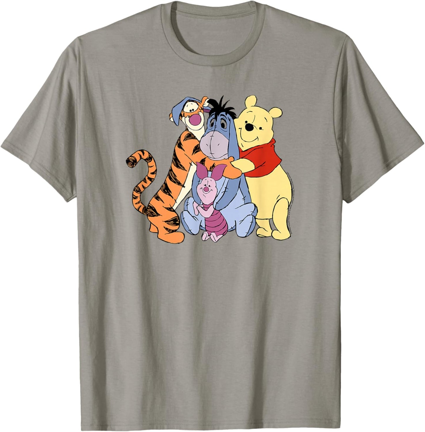 Disney Winnie The Pooh Group Hug T-Shirt - T-Shirt | Sand