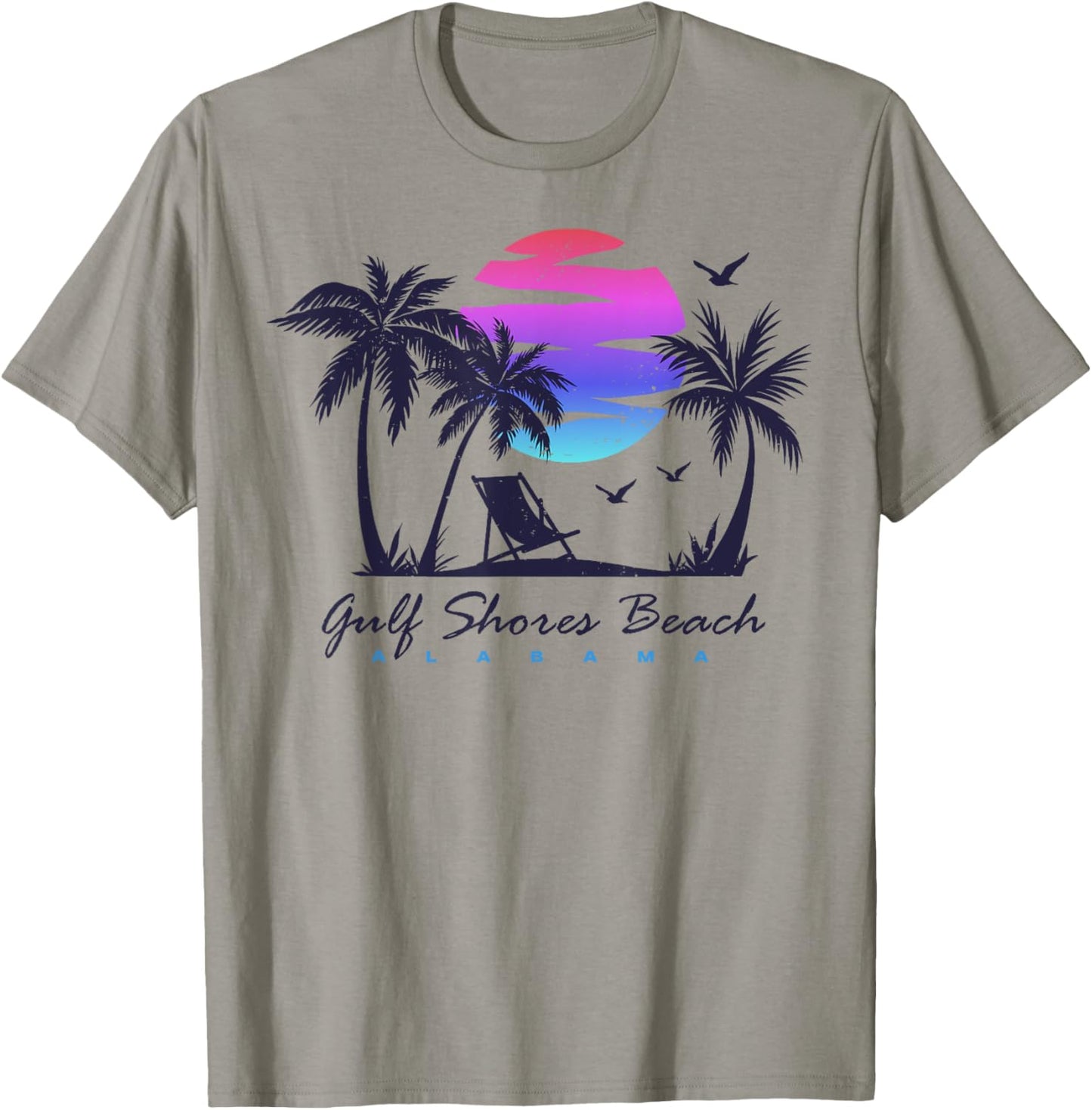GULF SHORES BEACH ALABAMA Spring Break Vacation Trip Vintage Men Women Girls Kids T-Shirt - T-Shirt | Sand