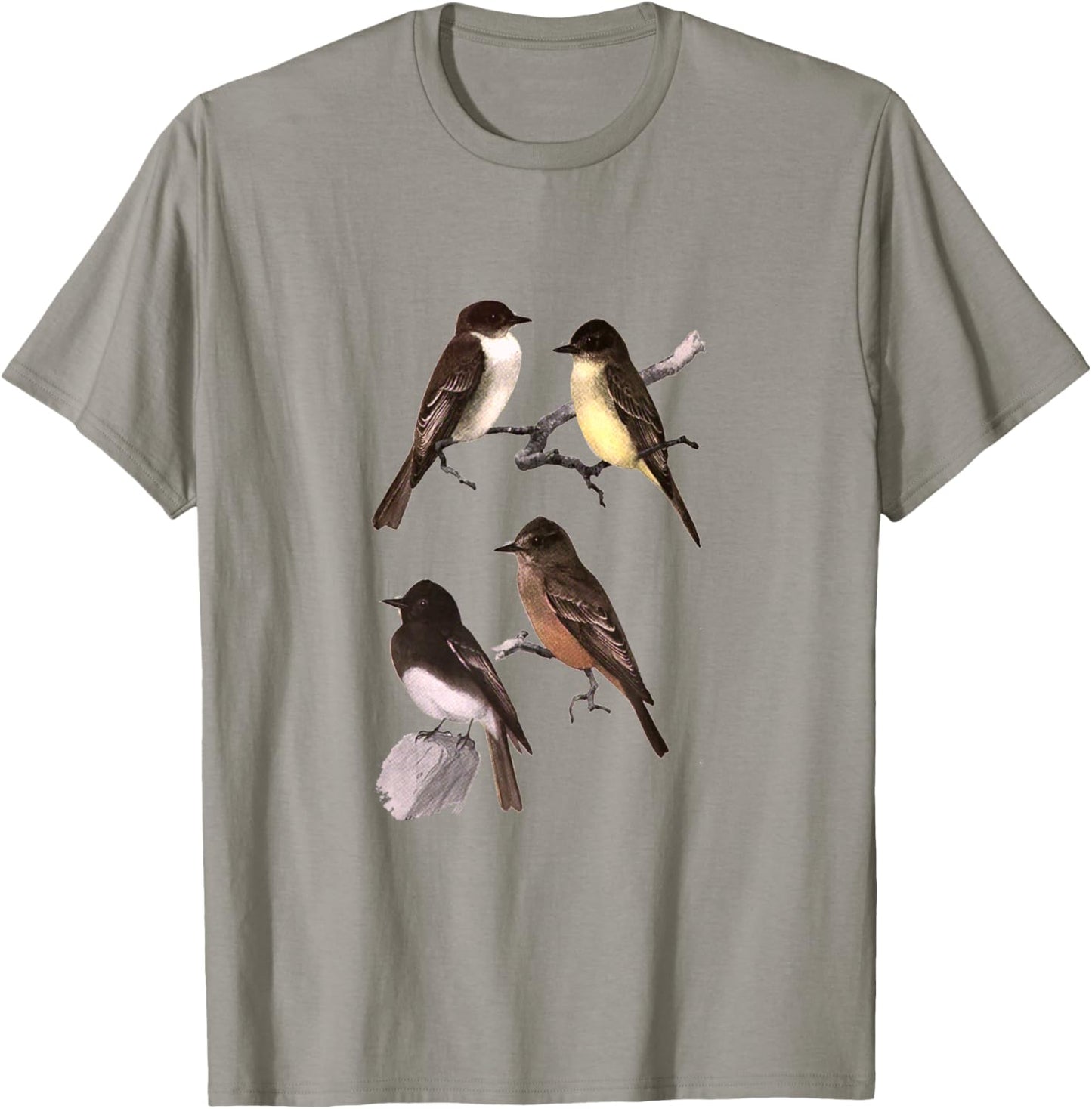 Phoebe Bird T-Shirt - T-Shirt | Sand