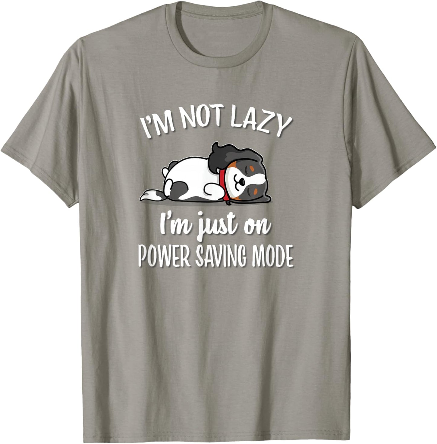 Not Lazy Power Saving Tri Color Cavalier Mom T-Shirt - T-Shirt | Sand