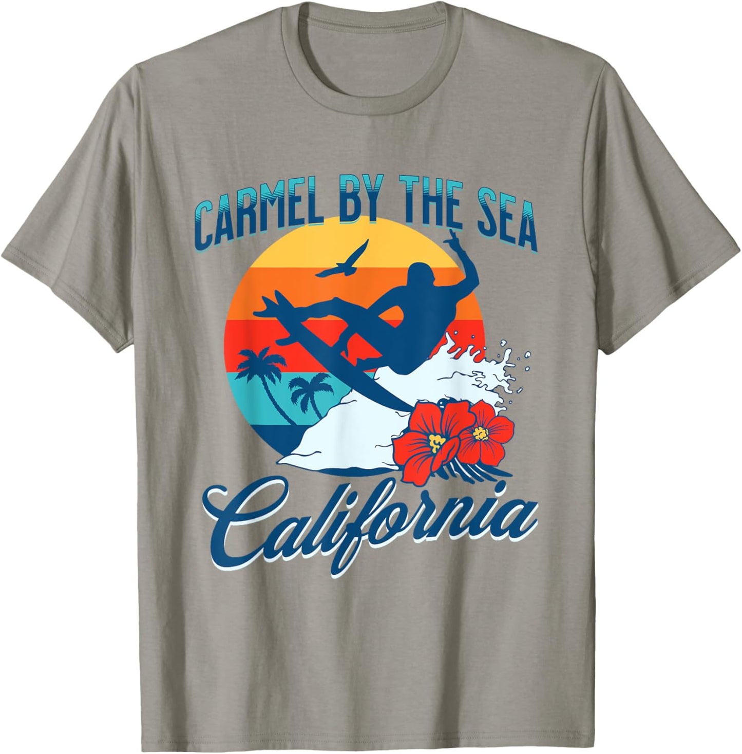 Carmel By The Sea California Beach Surf Summer Vacation T-Shirt - T-Shirt | Sand