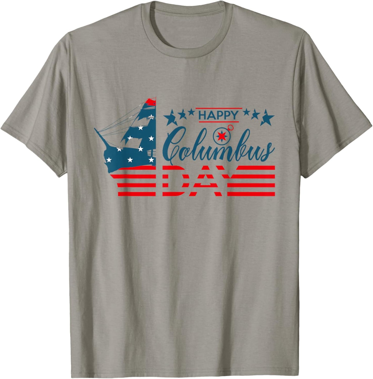Happy Columbus Day, Columbus Day Design T-Shirt - T-Shirt | Sand