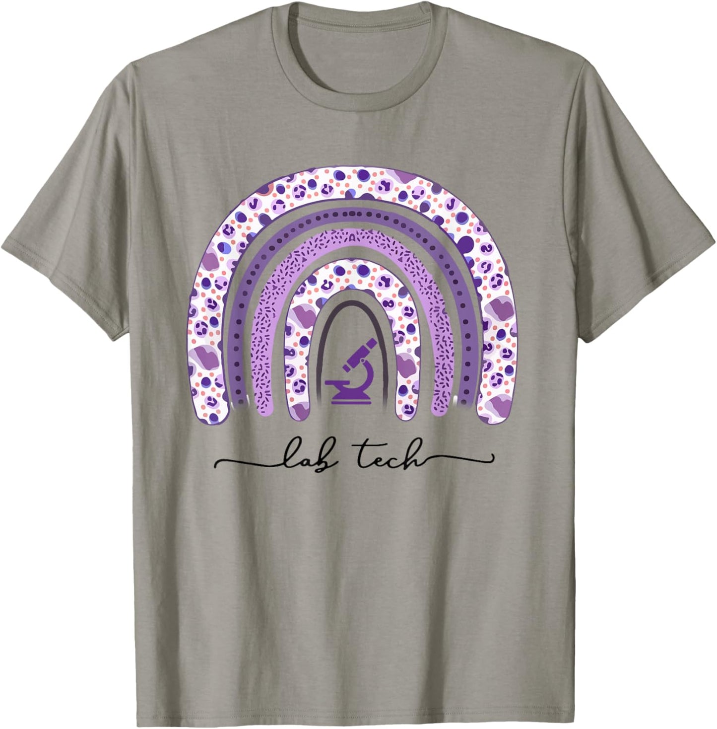 Laboratory Technician Rainbow Gift Lab Tech T-Shirt - T-Shirt | Sand