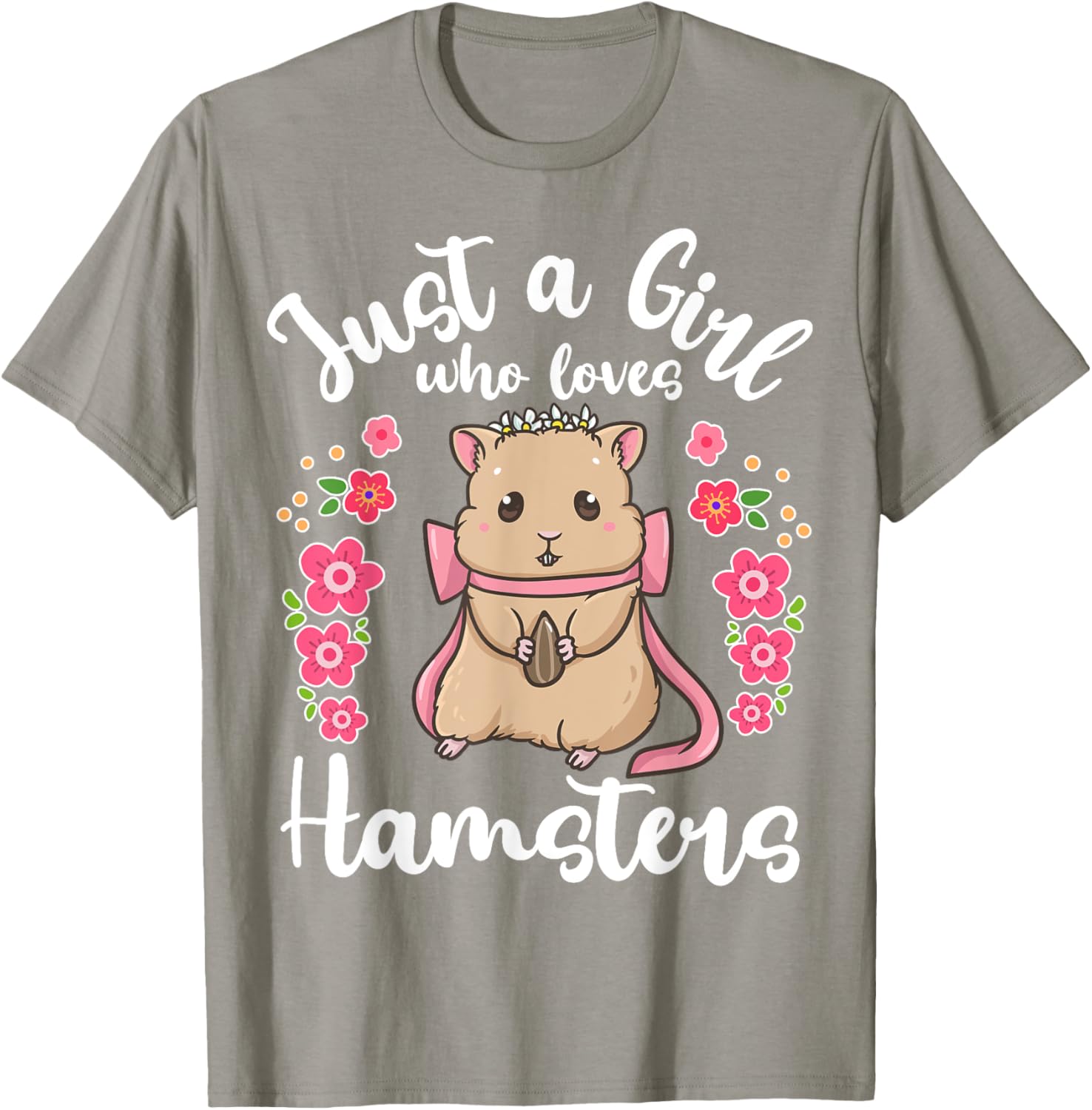 Hamster Just a Girl Who Loves Hamsters T-Shirt - T-Shirt | Sand