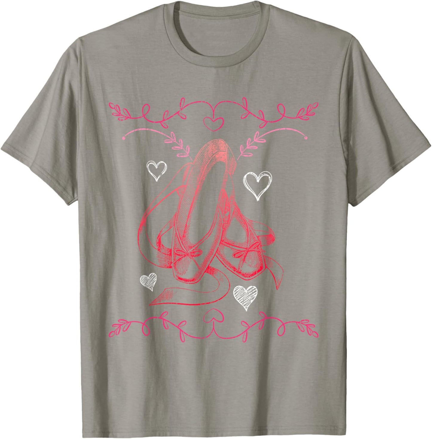 Ballet Dancing Girls Women Ballerina Vintage Ballet T-Shirt - T-Shirt | Sand