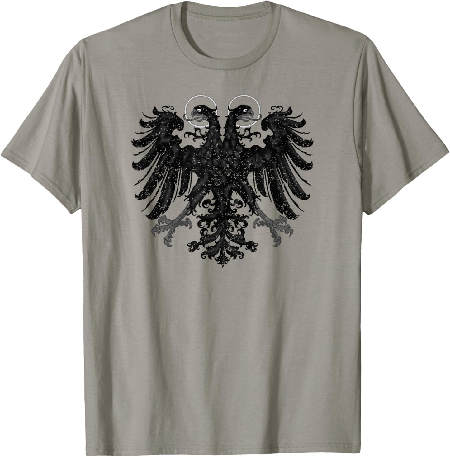 Holy Roman Empire Banner Flag Double Headed Eagle T-Shirt - T-Shirt | Sand