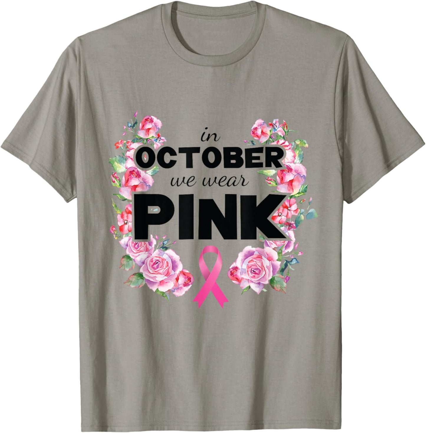Breast Cancer Awareness Shirt Women Wear Pink T-Shirt - T-Shirt | Sand