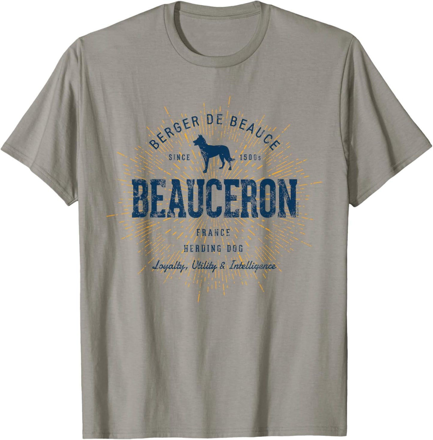 Berger de Beauce Vintage Beauceron T-Shirt - T-Shirt | Sand