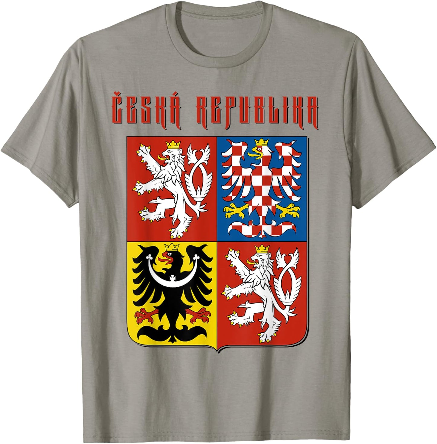 Ceská republika, Cesko, ceská vlajka Czech Patriotic Emblem Women Kids Men T-Shirt - T-Shirt | Sand