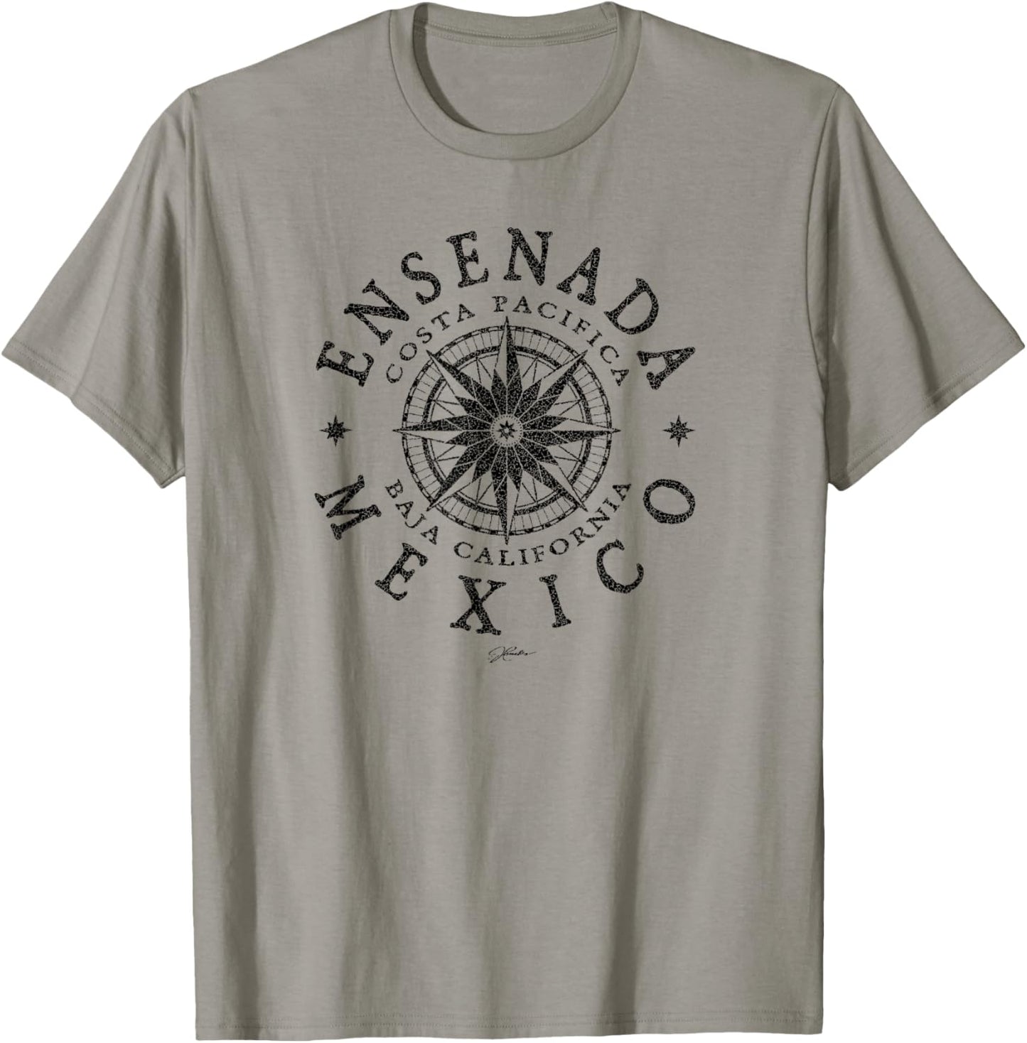 JCombs: Ensenada, Mexico T-Shirt - T-Shirt | Sand