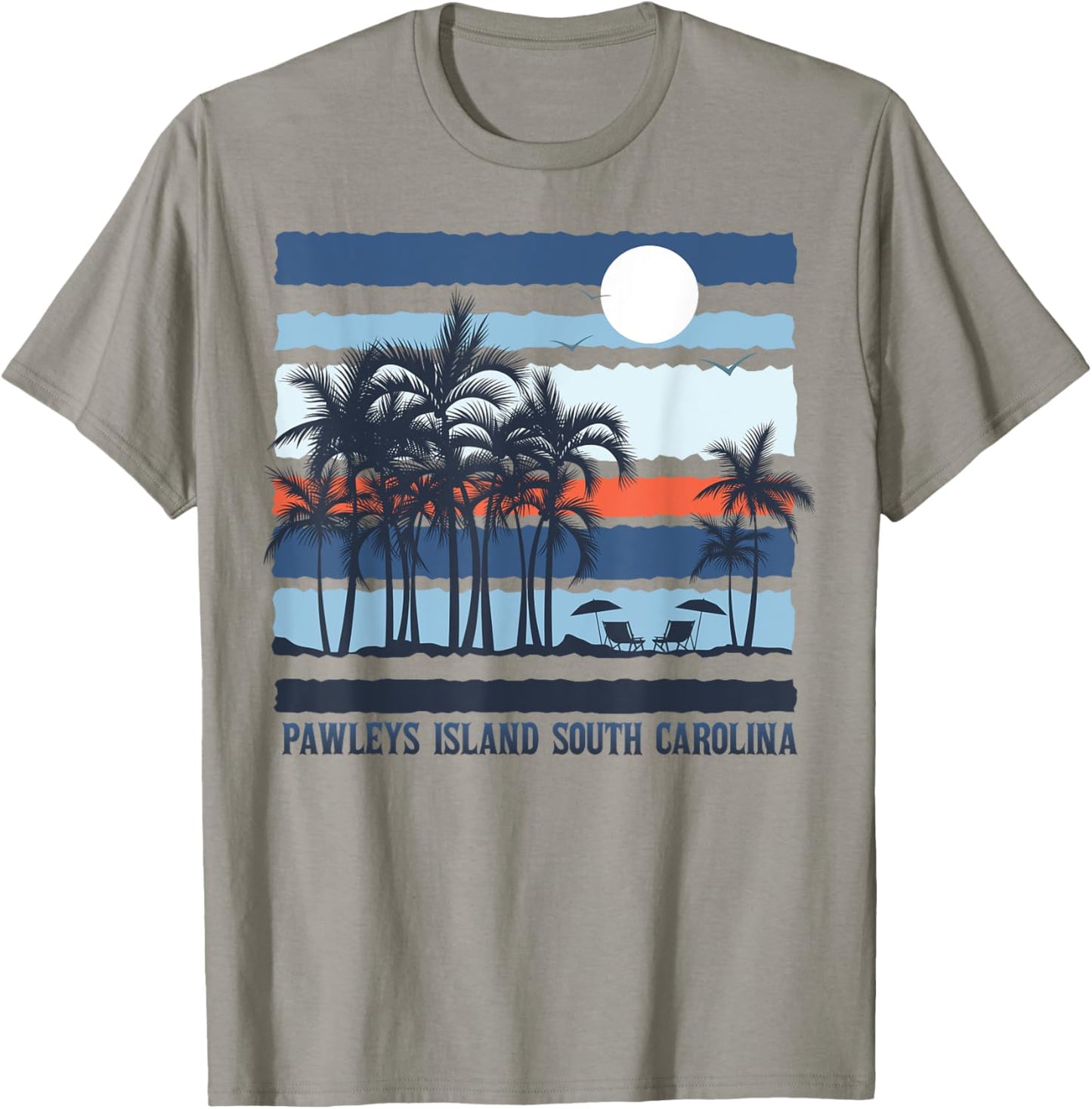 Pawleys Island South Carolina Summer 80s Beach Souvenirs Men Women Kids T-Shirt - T-Shirt | Sand
