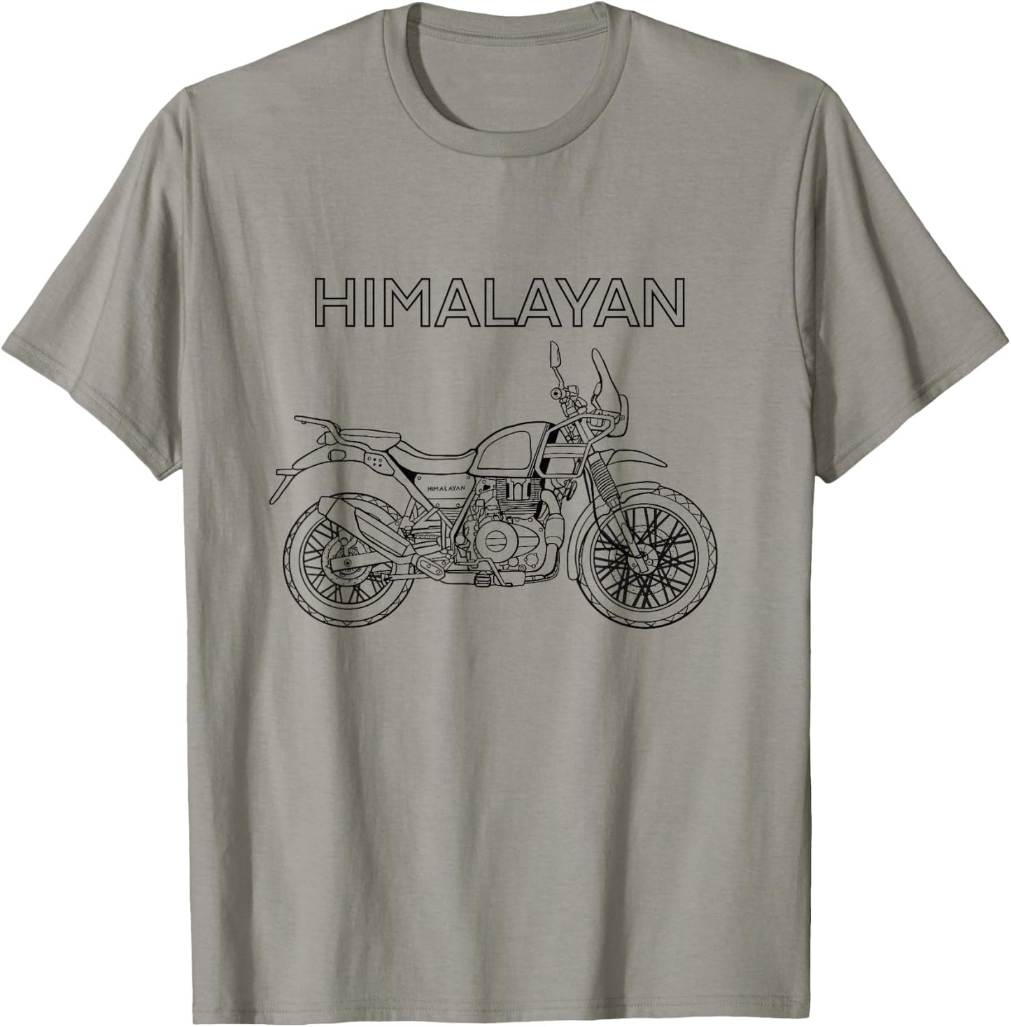 Himalayan Adventure Bike Motorcycle Riding T-Shirt - T-Shirt | Sand