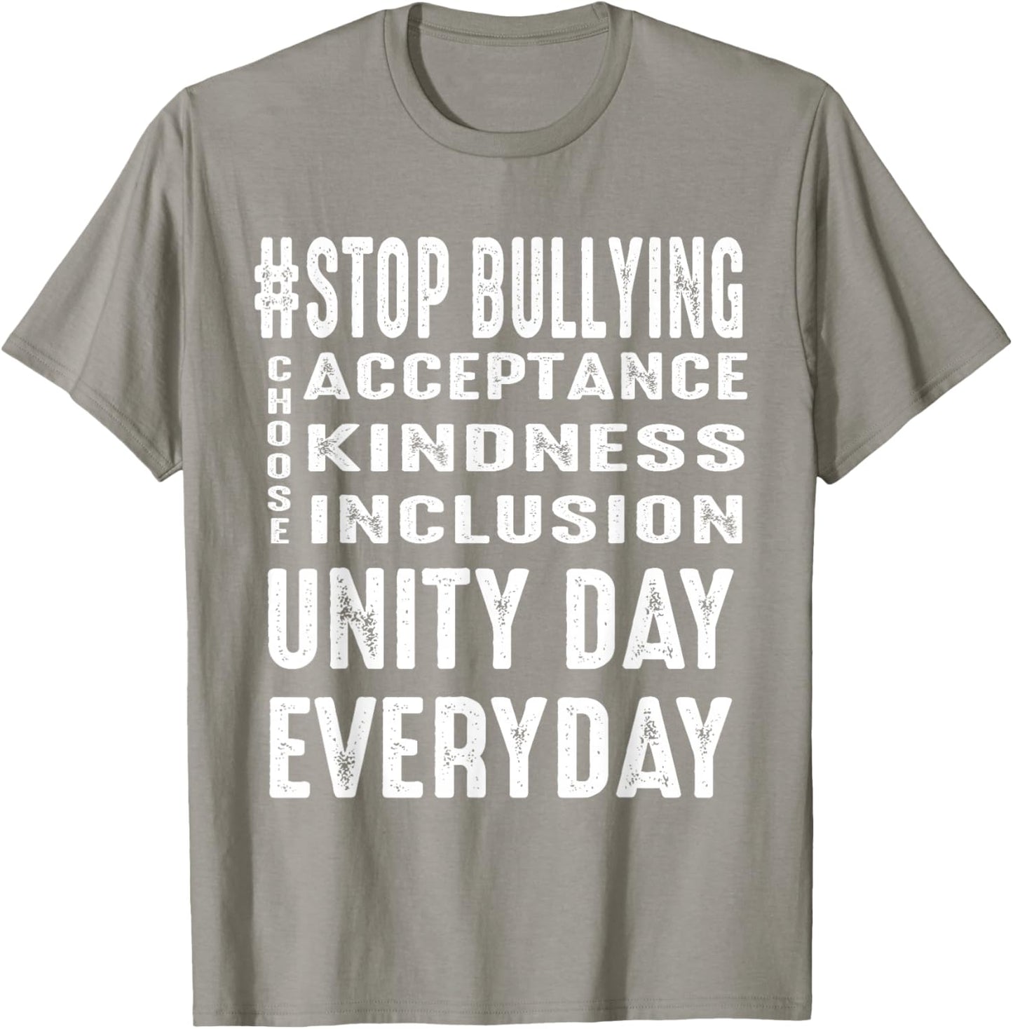 Unity Day Everyday Stop Bullying prevention We Wear Orange T-Shirt - T-Shirt | Sand