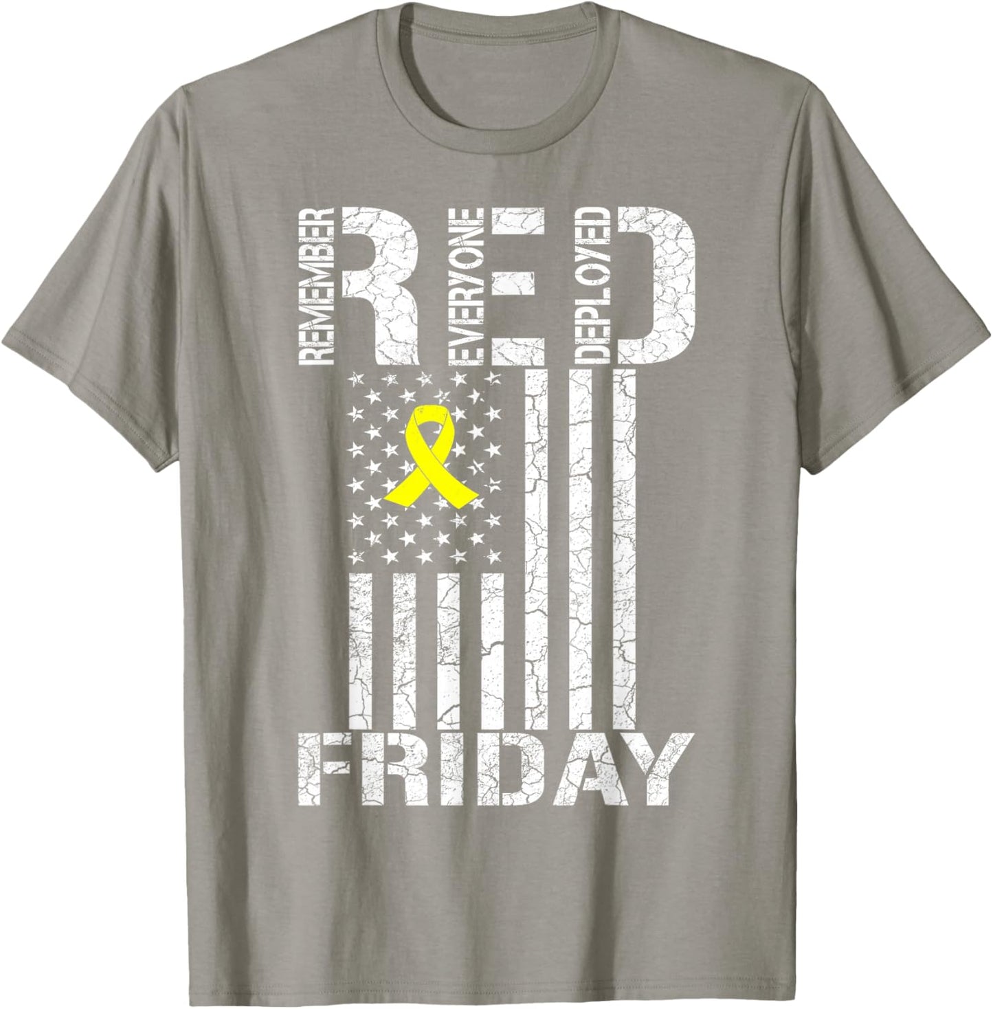 R.E.D. Red Friday - Remember Everyone Deployed T-Shirt - T-Shirt | Sand