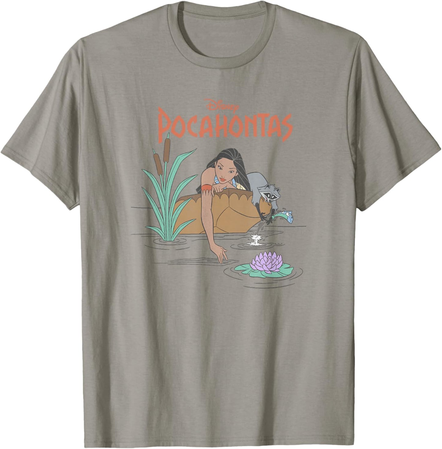 Disney Pocahontas Meeko Afternoon Dreaming T-Shirt - T-Shirt | Sand