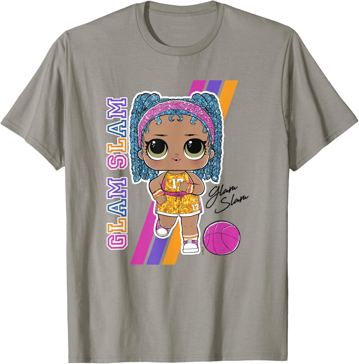 LOL Surprise Glam Slam Basketball Poster T-Shirt - T-Shirt | Sand