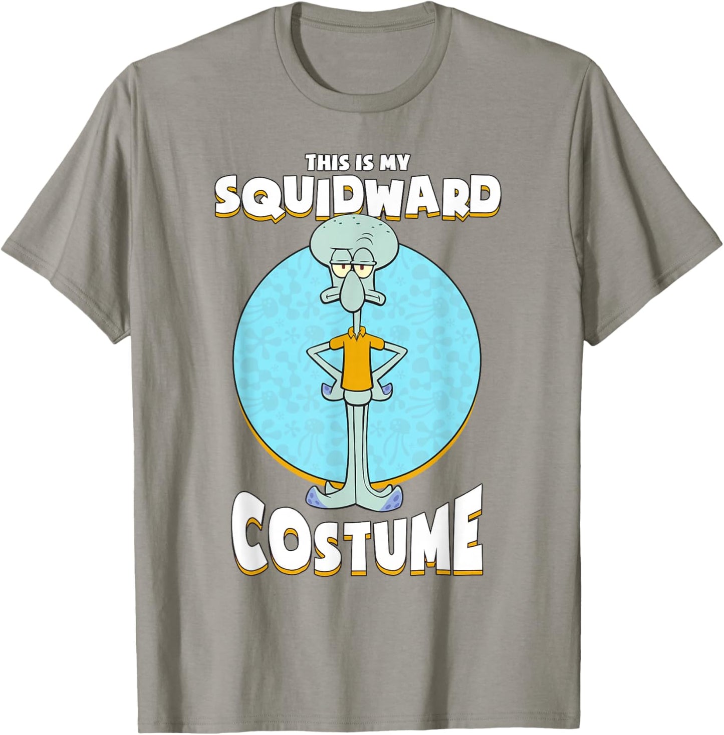 Spongebob Squarepants Halloween This is My Squidward Costume T-Shirt - T-Shirt | Sand