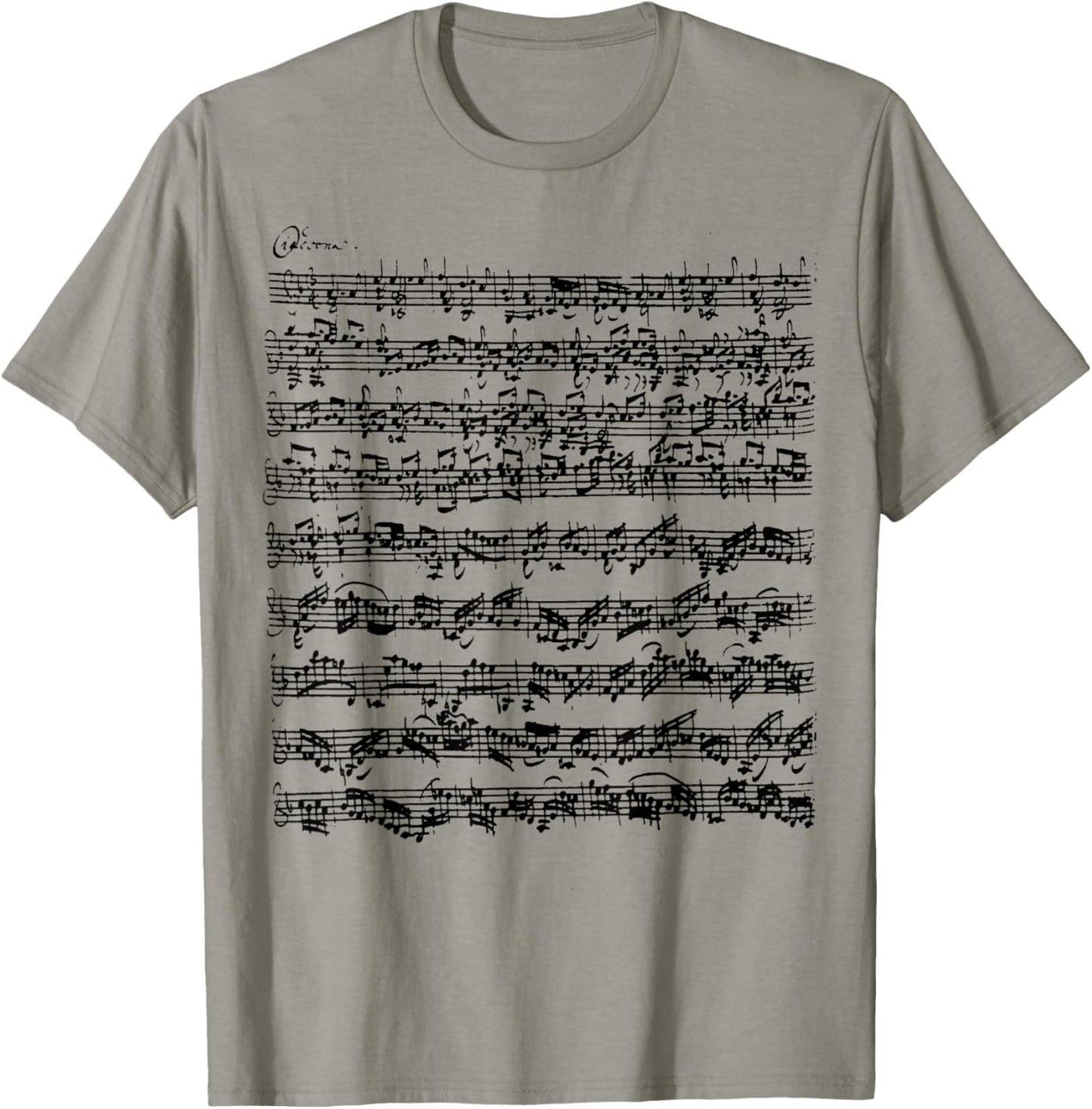 Partita Ciaconna Violin Bach Chaconne T-Shirt - T-Shirt | Sand