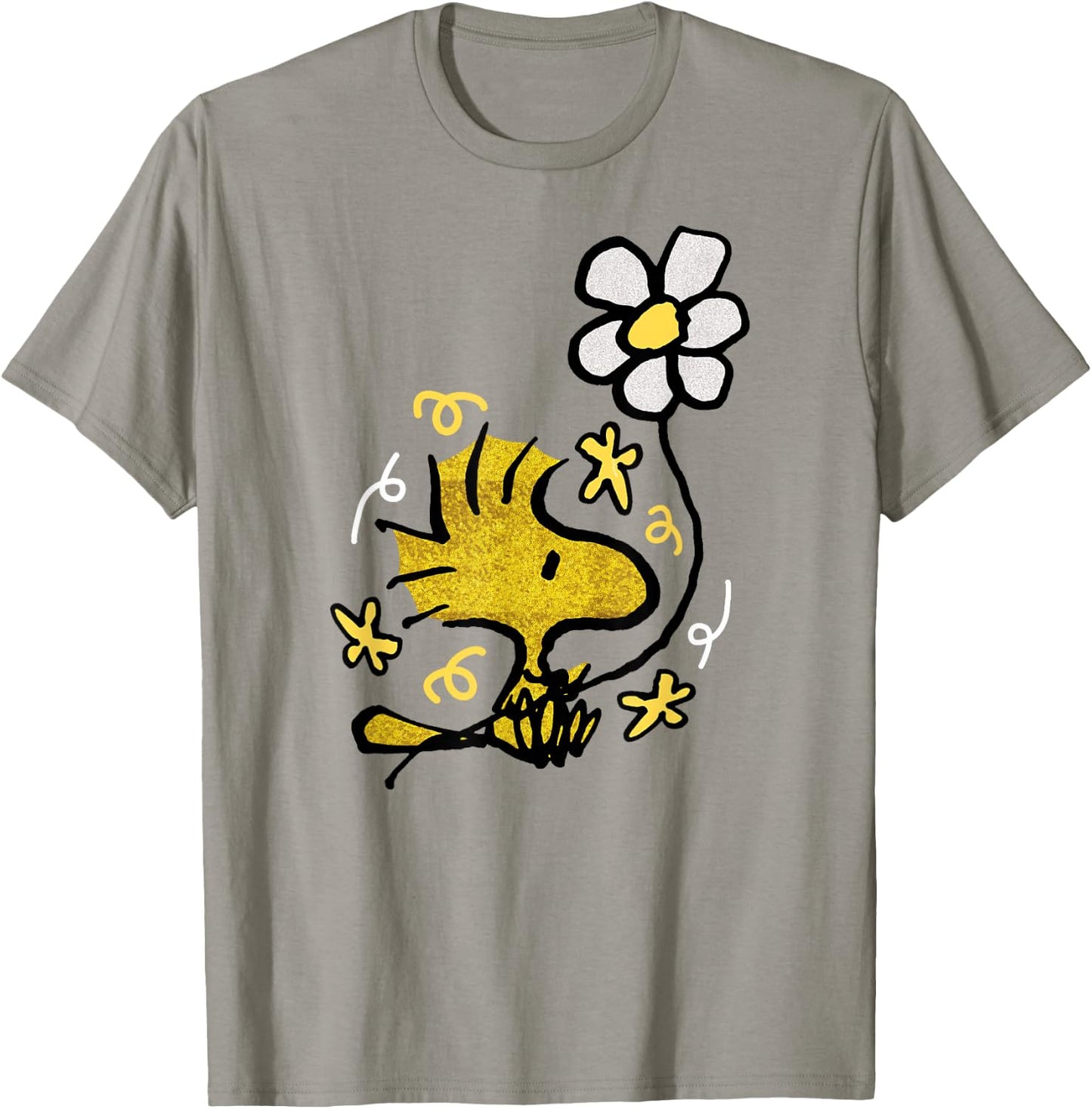 Peanuts - Woodstock Flower T-Shirt - T-Shirt | Sand