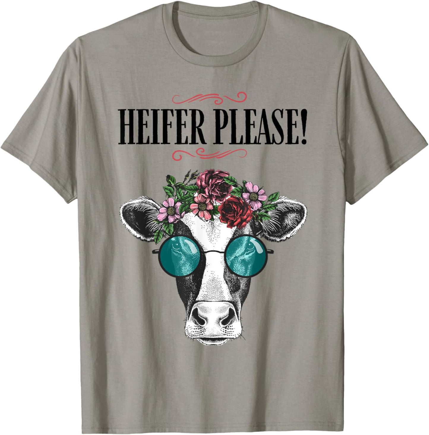 Heifer Please Vintage Country Sayings Heifer T-Shirt - T-Shirt | Sand