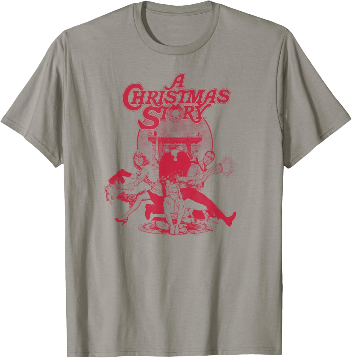 A Christmas Story Red Vintage Poster Funny Holiday T-Shirt - T-Shirt | Sand