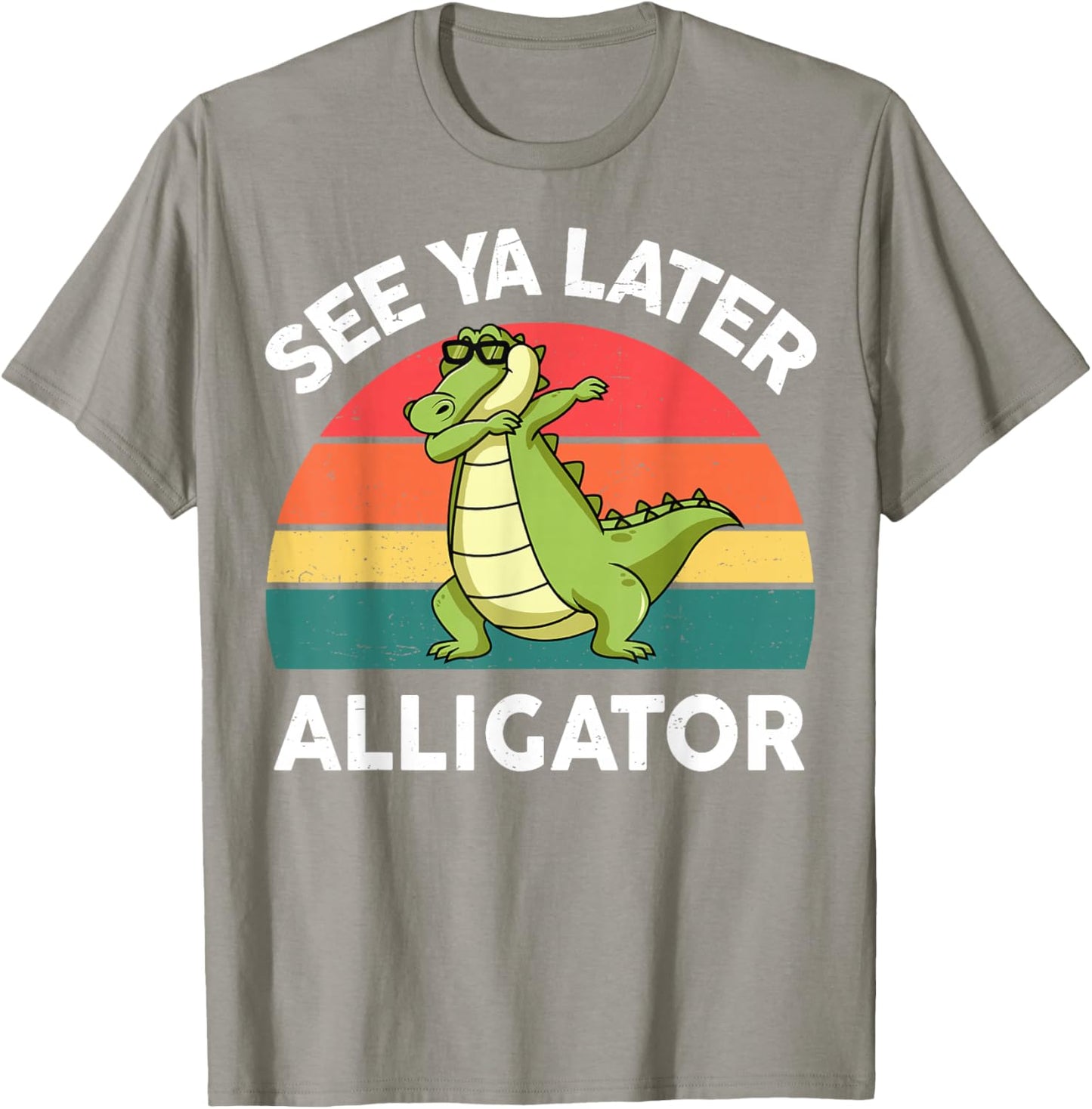 Kids See Ya Later Alligator-Shirt Toddler Boy Funny Animal T-Shirt - T-Shirt | Sand