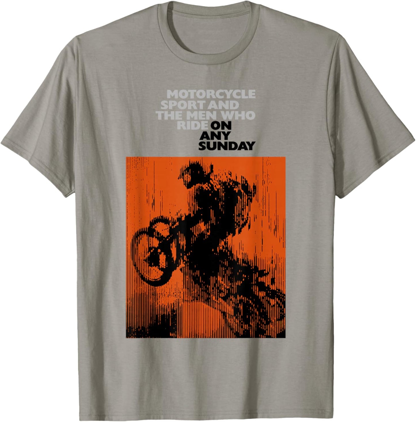 On Any Sunday 1971 Vintage Motorcycle Movie Poster T-Shirt - T-Shirt | Sand