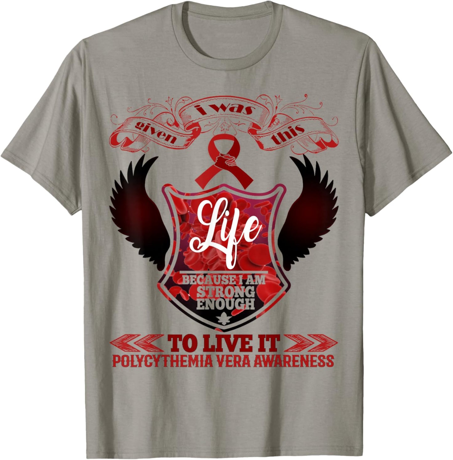 polycythemia vera Awareness T-Shirt - T-Shirt | Sand