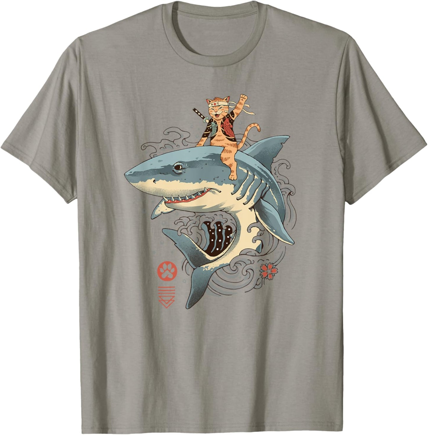 Cat Shark T-Shirt - T-Shirt | Sand