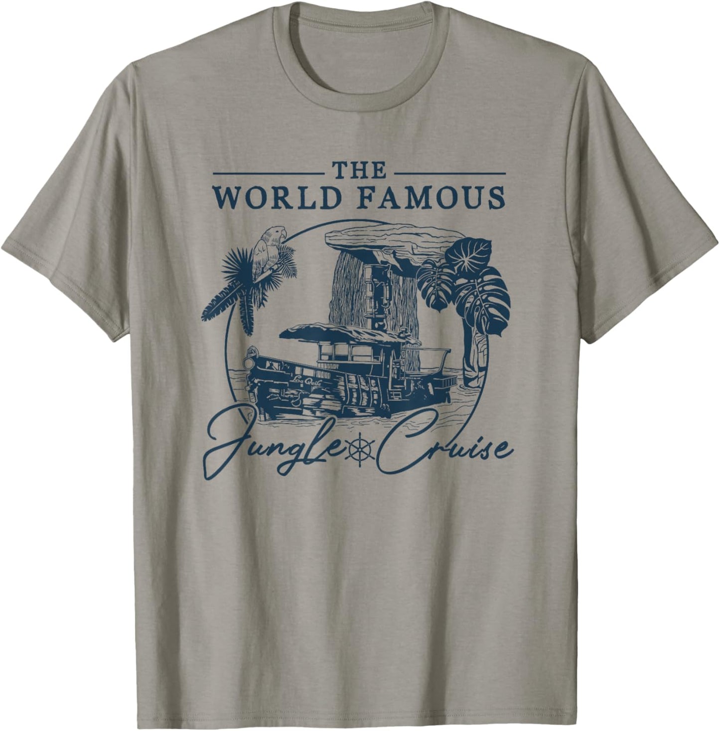 Disney Jungle Cruise World Famous V2 Small T-Shirt - T-Shirt | Sand