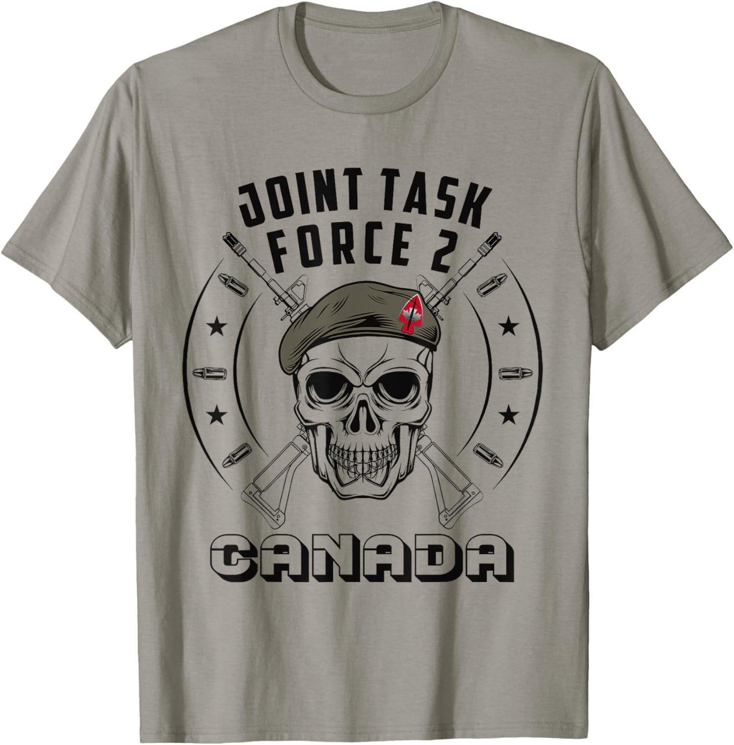 Canadian JTF2 Army Canadian Special Force T-Shirt - T-Shirt | Sand