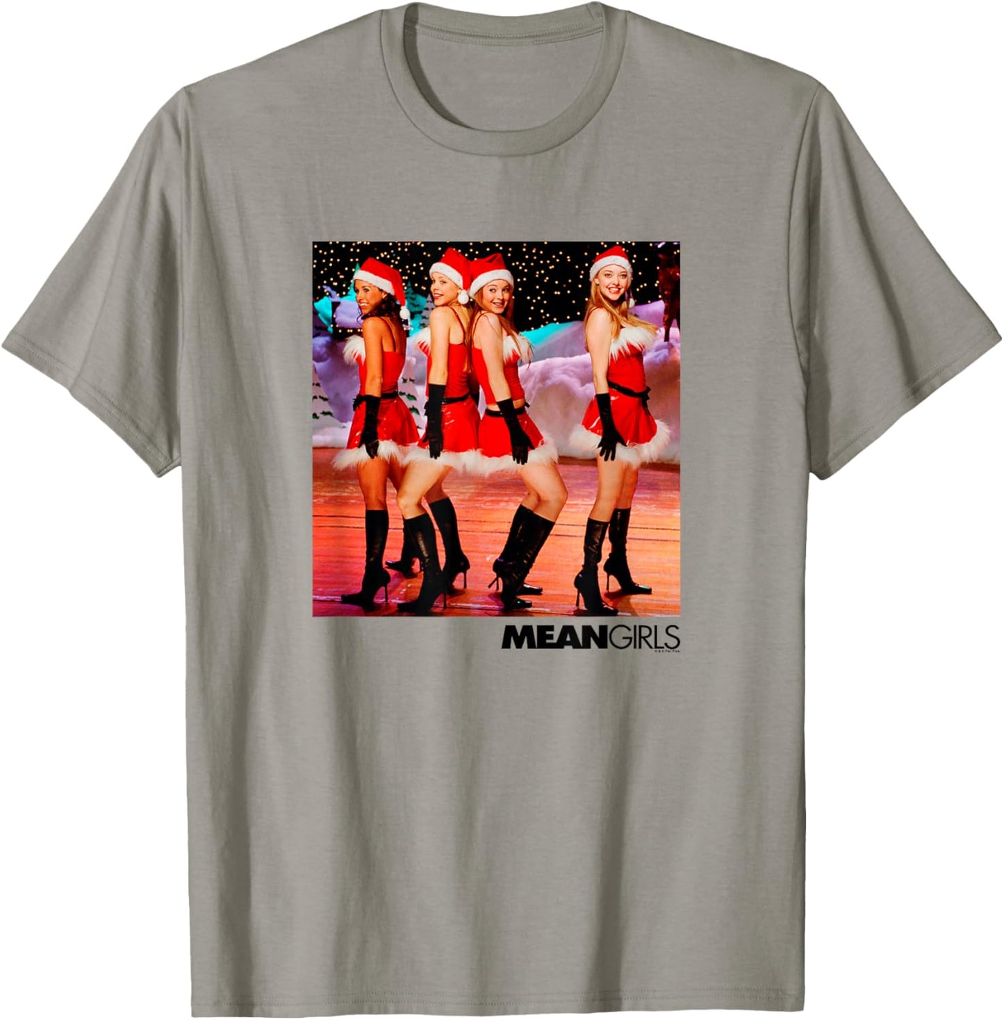 Mean Girls - Regina Gretchen Karen Christmas Santa Dance T-Shirt - T-Shirt | Sand