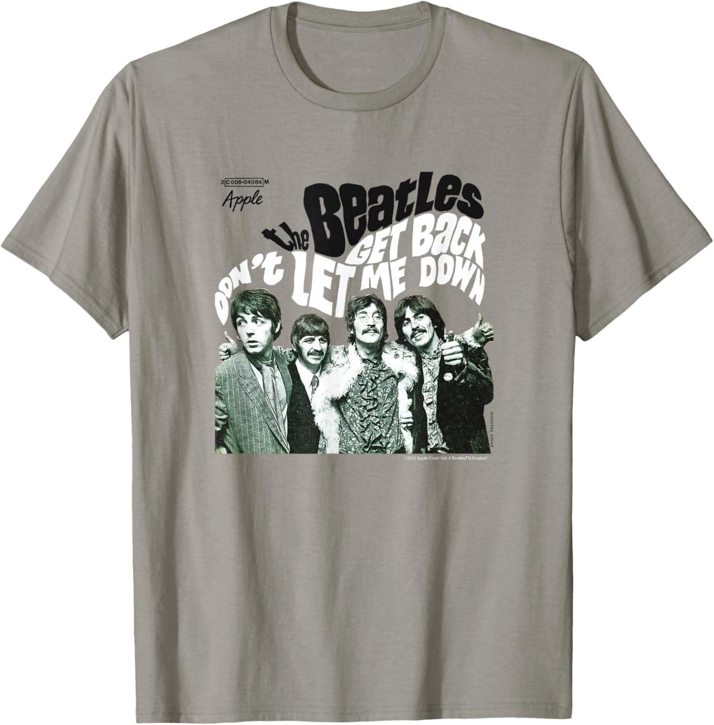 The Beatles - Go back Don't let me down T-Shirt - T-Shirt | Sand