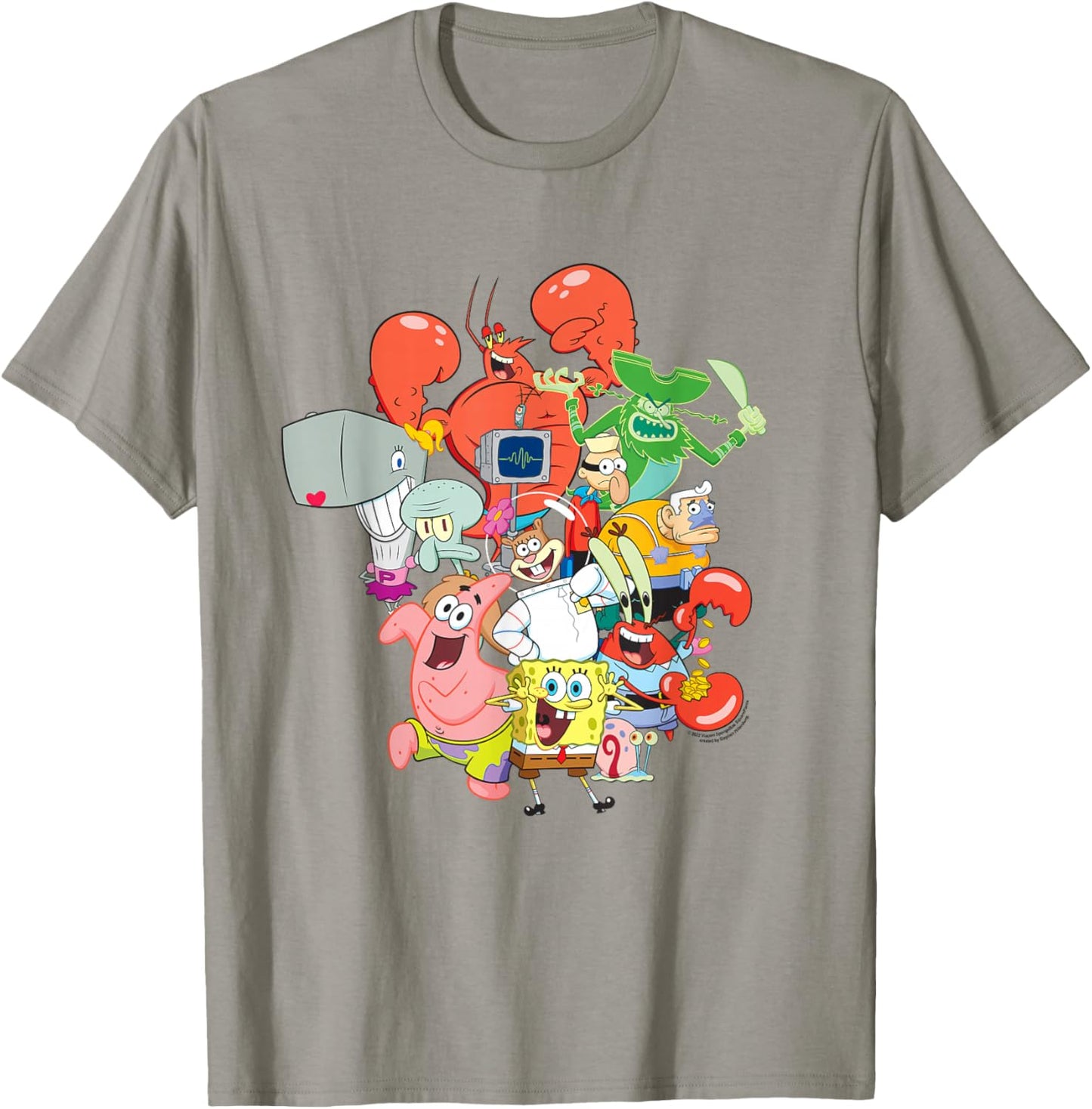 SpongeBob SquarePants The Whole Gang T-Shirt - T-Shirt | Sand
