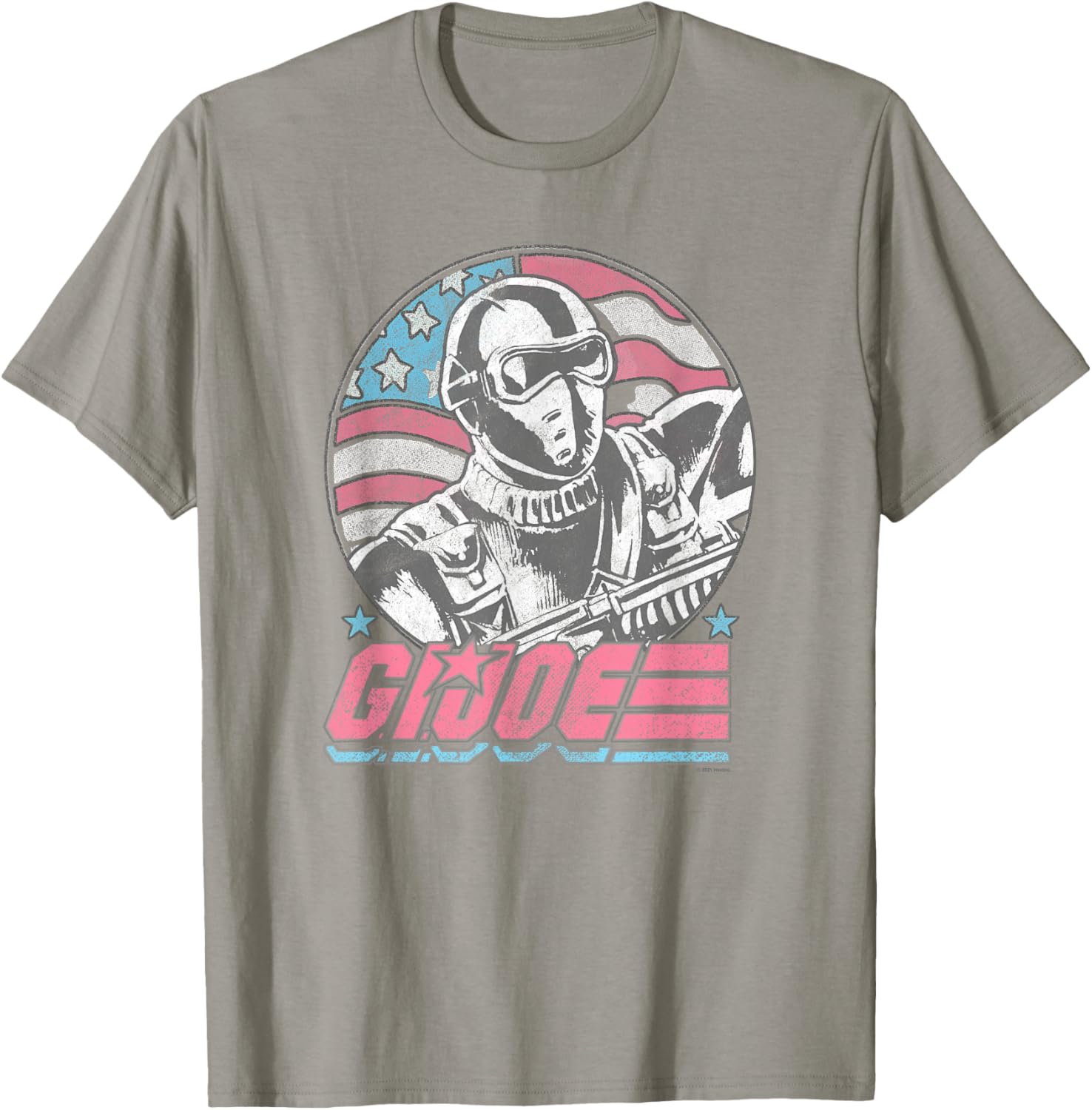 G.I. Joe Fourth of July Snake Eyes Circle Portrait T-Shirt - T-Shirt | Sand