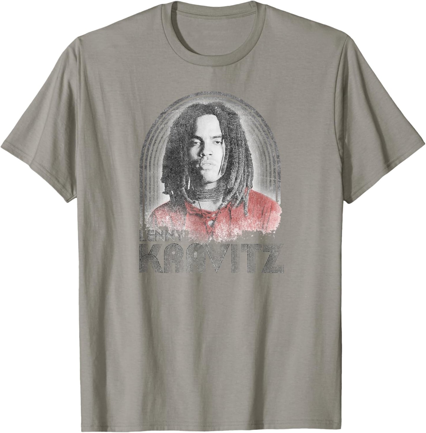 Lenny Kravitz – Retro Lines Logo T-Shirt - T-Shirt | Sand