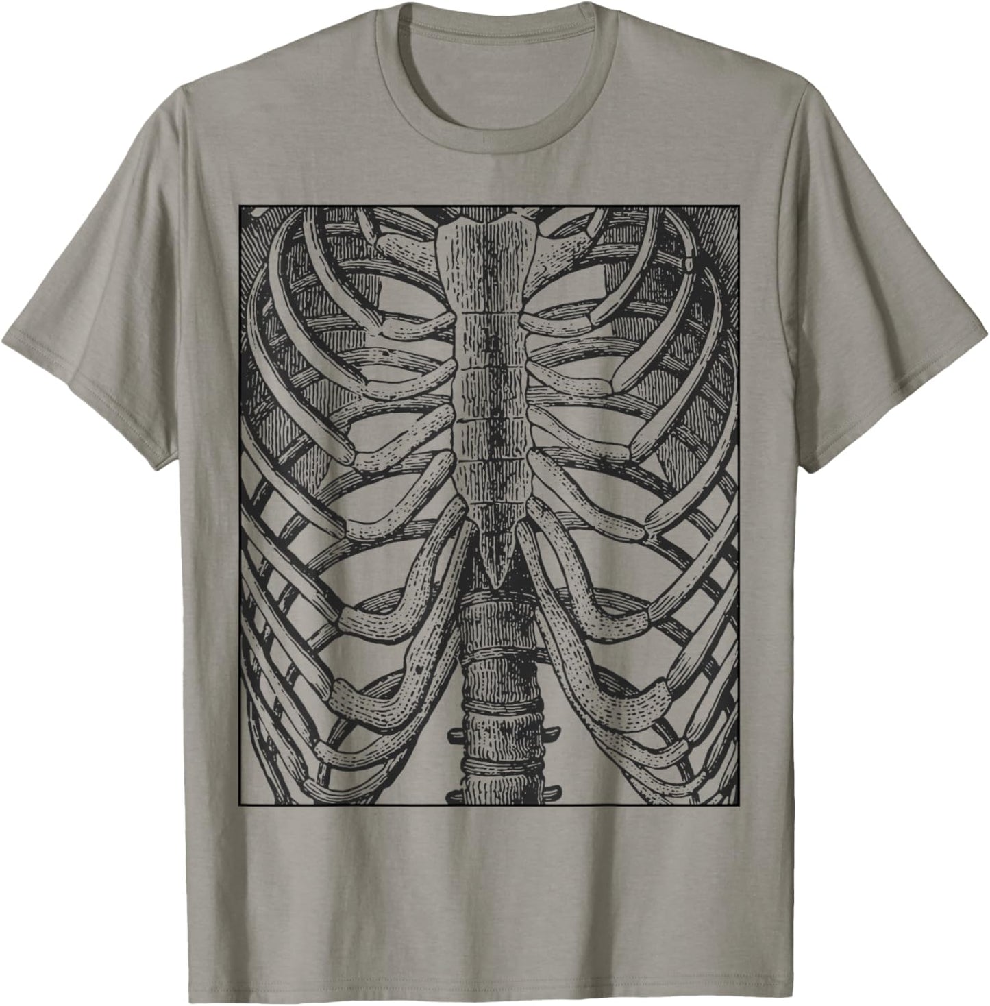 X-Ray Skeleton Rib Cage Bones Anatomy Halloween Costume T-Shirt - T-Shirt | Sand